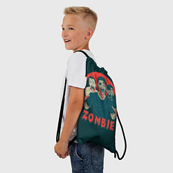 Рюкзак-мешок Zombie - день мертвеца, цвет: 3D-принт — фото 2