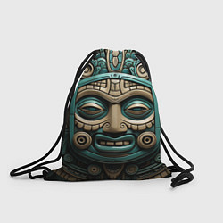 Рюкзак-мешок Орнамент в стиле индейцев майя, цвет: 3D-принт