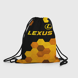 Мешок для обуви Lexus - gold gradient: символ сверху
