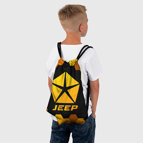 Мешок для обуви Jeep - gold gradient / 3D-принт – фото 4