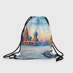 Рюкзак-мешок Российская зима, цвет: 3D-принт