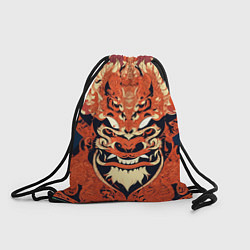 Рюкзак-мешок Баронг индонезийские узоры, цвет: 3D-принт