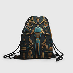 Мешок для обуви Орнамент в стиле египетской иероглифики