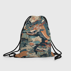 Рюкзак-мешок Дракон с усами, цвет: 3D-принт