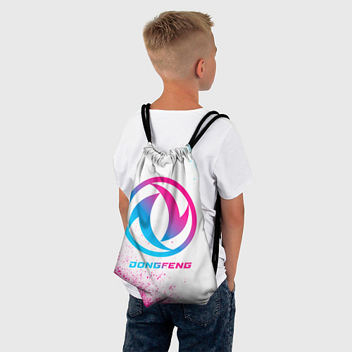 Мешок для обуви Dongfeng neon gradient style / 3D-принт – фото 4