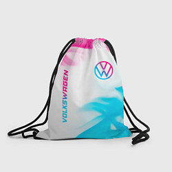 Мешок для обуви Volkswagen neon gradient style вертикально