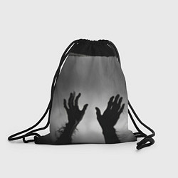 Рюкзак-мешок Руки зомби в ночном тумане, цвет: 3D-принт