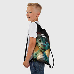 Рюкзак-мешок Маленький дракончик, цвет: 3D-принт — фото 2