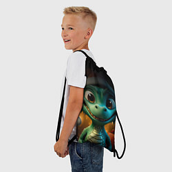 Рюкзак-мешок Дракончик 2024 год, цвет: 3D-принт — фото 2