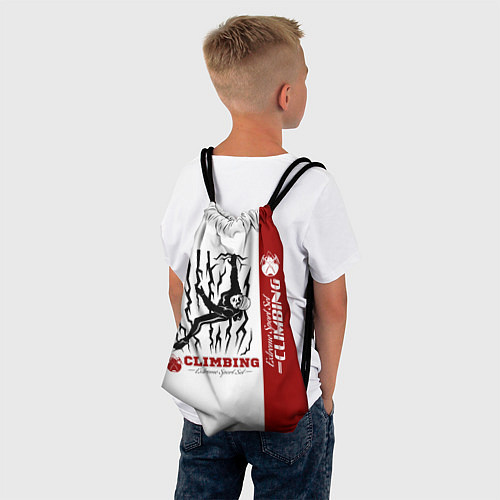 Мешок для обуви Альпинист скалолаз / 3D-принт – фото 4