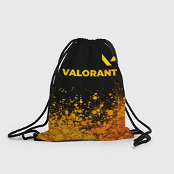 Мешок для обуви Valorant - gold gradient посередине