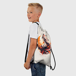 Рюкзак-мешок Дева оборотень, цвет: 3D-принт — фото 2