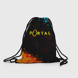 Рюкзак-мешок Portal x Half life, цвет: 3D-принт