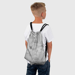 Рюкзак-мешок Светло-серый пятнистый паттерн, цвет: 3D-принт — фото 2