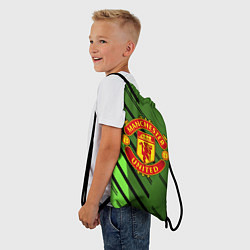 Рюкзак-мешок ФК Манчестер Юнайтед спорт, цвет: 3D-принт — фото 2