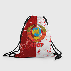 Рюкзак-мешок СССР ретро символика, цвет: 3D-принт