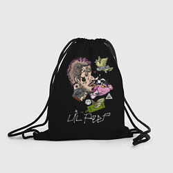 Рюкзак-мешок Lil Peep рэпер, цвет: 3D-принт