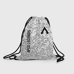 Рюкзак-мешок Apex Legends glitch на светлом фоне вертикально, цвет: 3D-принт