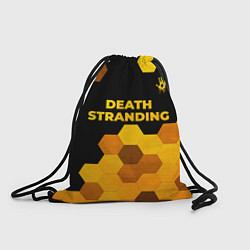 Мешок для обуви Death Stranding - gold gradient посередине