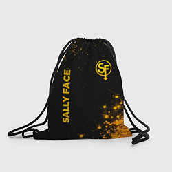 Рюкзак-мешок Sally Face - gold gradient вертикально, цвет: 3D-принт