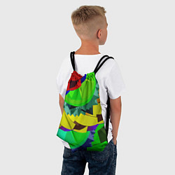 Рюкзак-мешок Пластиковый хаос, цвет: 3D-принт — фото 2