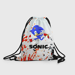 Рюкзак-мешок Sonic краски абстрактные, цвет: 3D-принт