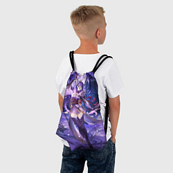 Рюкзак-мешок Genshin Impact Shogun Raiden, цвет: 3D-принт — фото 2