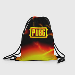 Рюкзак-мешок PUBG огненный шторм из молний, цвет: 3D-принт