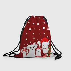 Рюкзак-мешок Семья ламы, цвет: 3D-принт