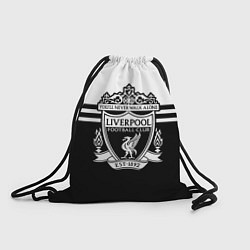 Рюкзак-мешок Ливерпуль - черно-белый, цвет: 3D-принт