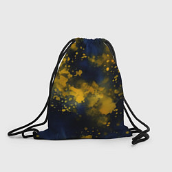 Рюкзак-мешок Акварелика в синем, цвет: 3D-принт