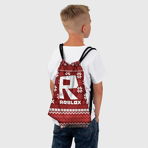 Мешок для обуви Roblox christmas sweater / 3D-принт – фото 4