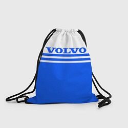 Рюкзак-мешок Вольво - две синии полосы, цвет: 3D-принт