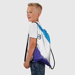 Рюкзак-мешок Вольво - триколор, цвет: 3D-принт — фото 2