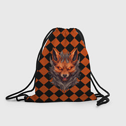 Рюкзак-мешок Зловещий лис, цвет: 3D-принт