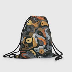 Рюкзак-мешок Пятна необычной формы, цвет: 3D-принт