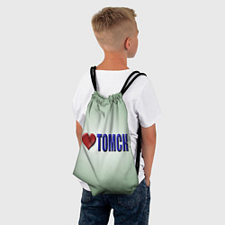 Рюкзак-мешок Я люблю Томск, цвет: 3D-принт — фото 2