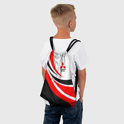 Рюкзак-мешок Evo racer mitsubishi - uniform, цвет: 3D-принт — фото 2