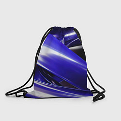 Рюкзак-мешок Blue black abstract, цвет: 3D-принт