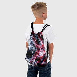 Рюкзак-мешок Дым и стрелки, цвет: 3D-принт — фото 2