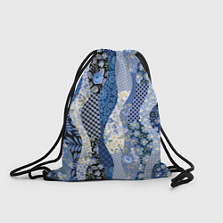 Рюкзак-мешок Лоскутные волны, цвет: 3D-принт