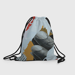 Рюкзак-мешок Бунтарский хаос, цвет: 3D-принт