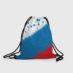 Рюкзак-мешок Российский триколор, цвет: 3D-принт
