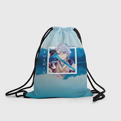 Рюкзак-мешок Камисато Аято, цвет: 3D-принт