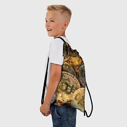Рюкзак-мешок Золото цифровой эры, цвет: 3D-принт — фото 2