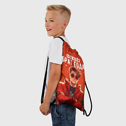 Рюкзак-мешок The best brother, цвет: 3D-принт — фото 2