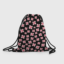 Рюкзак-мешок Pink clover, цвет: 3D-принт