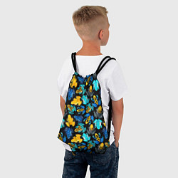 Рюкзак-мешок Тропические лягушки, цвет: 3D-принт — фото 2