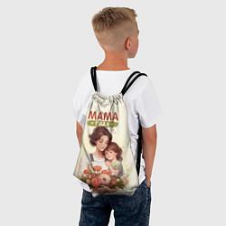 Рюкзак-мешок Лучшая мама года, цвет: 3D-принт — фото 2