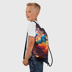 Рюкзак-мешок Птичка-Невеличка, цвет: 3D-принт — фото 2